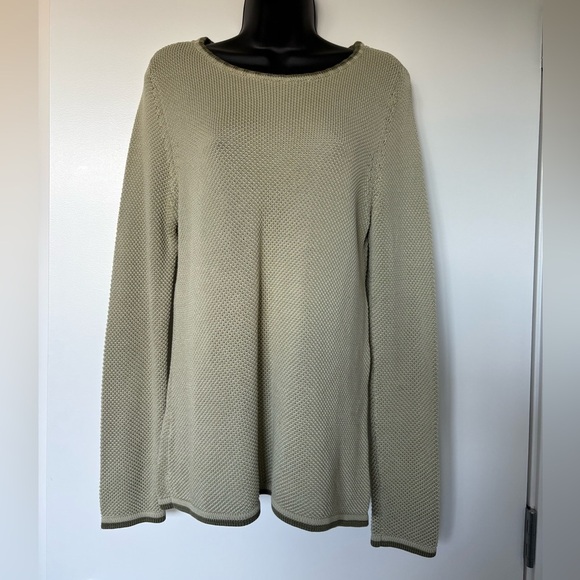 Vintage Tommy Bahama Sage Green Cotton Sweater | Size Small - Picture 1 of 7